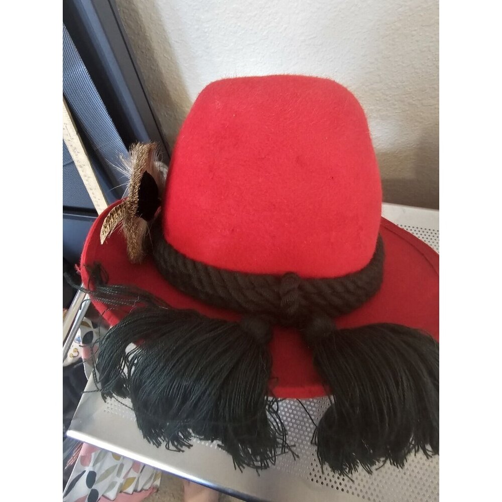 Irchler Hut German Oktoberfest Fedora Hat Red